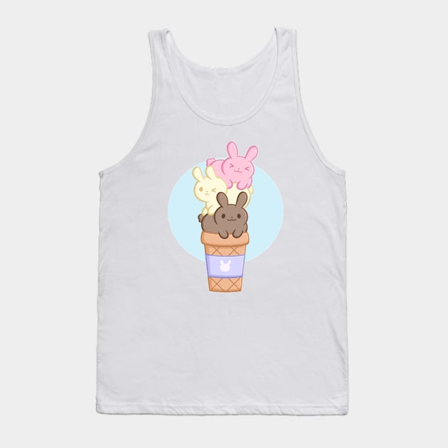 Bunny ice cream Tank Top by KammyBale